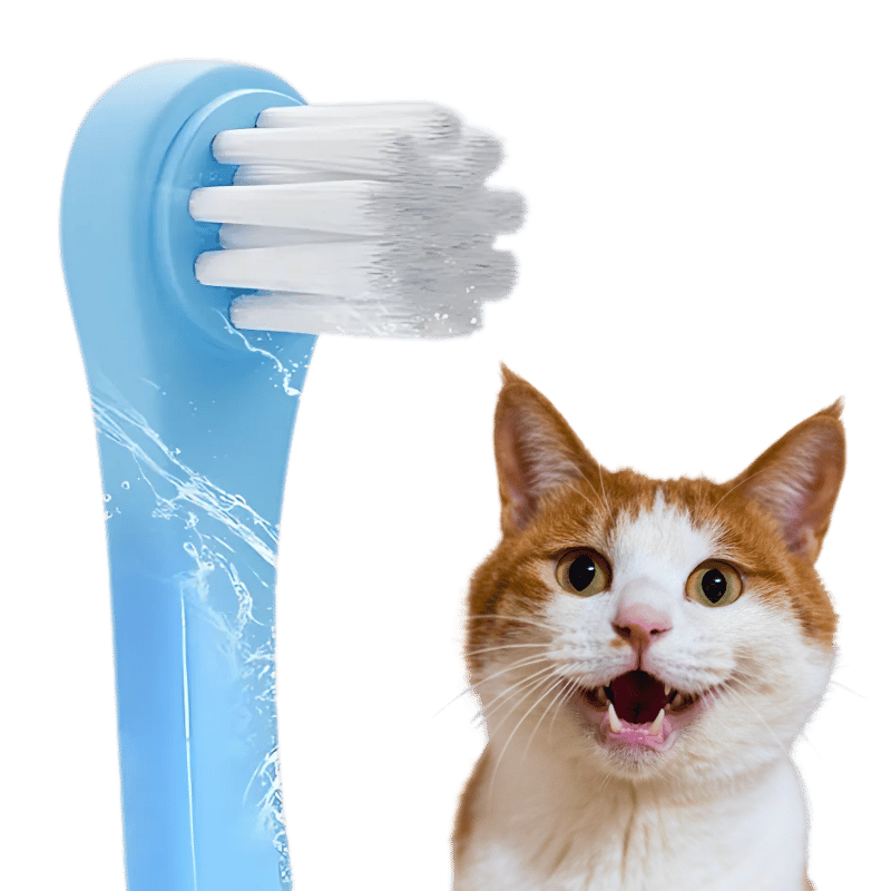 Gentle Clean Dantų Šepetėlis Katėms su Minkštais Nailono Šereliais Gentle Clean Dantų Šepetėlis Katėms su Minkštais Nailono Šereliais